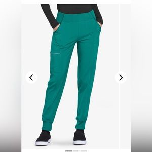 Cherokee Infinity Women's 5-Pocket Jogger Cargo Scrub Pants, Size XL Petite